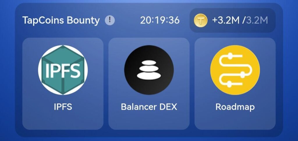 Tapcoins Daily Combo for September 3